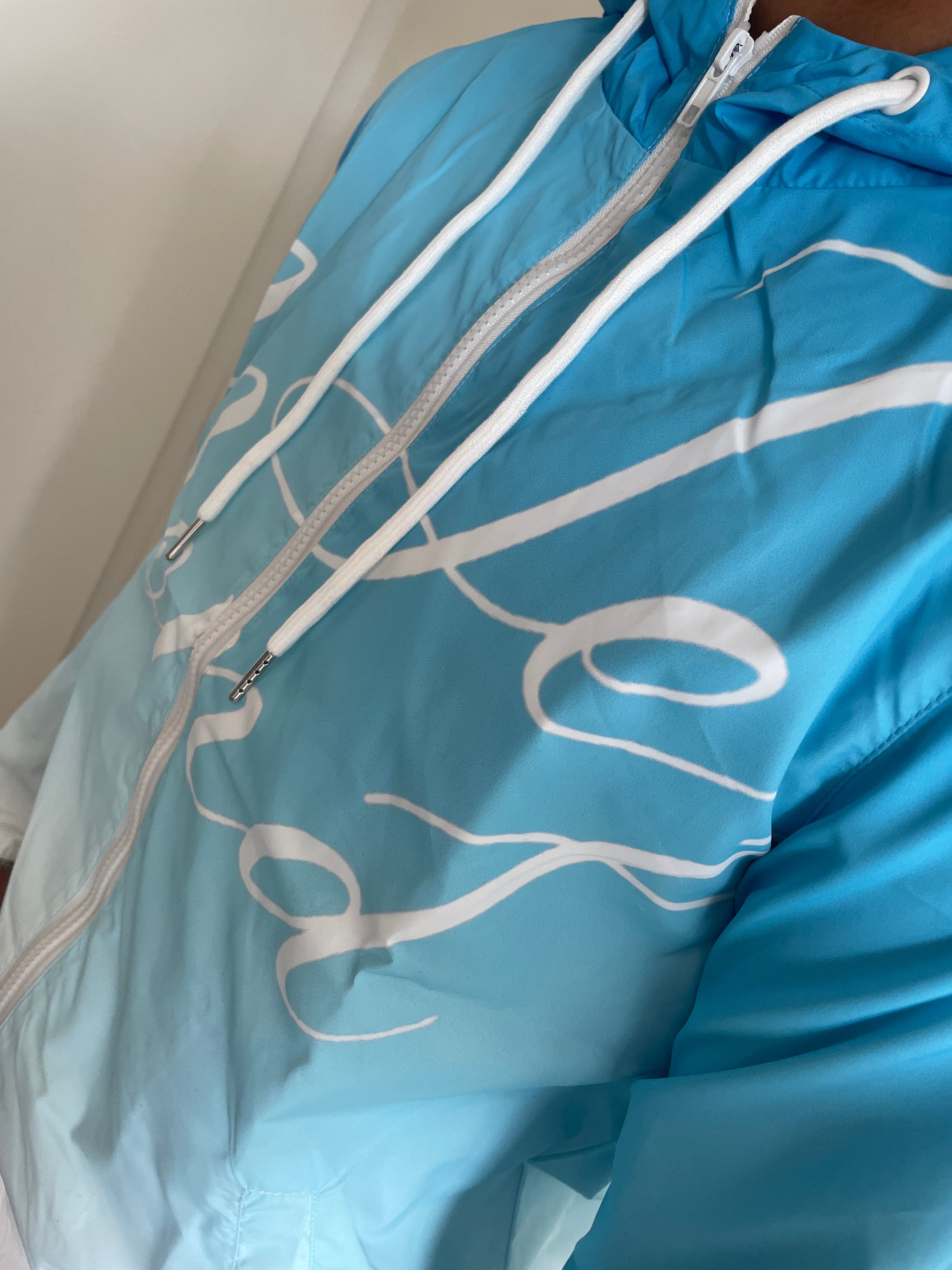 Blue Gardient Windbreaker